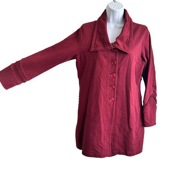 Soft Surroundings Rachel Boho Embroidered Jacket size M - Picture 9 of 10